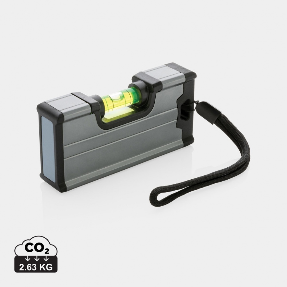 Logotrade reklaamkingi foto: Tasku suuruses magnetiga tasapinna joonlaud