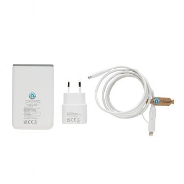 Logo trade ärikingid foto: Surge RCS taaskasutatud PET 20W tüüpi C 3 tk laadimiskomplekt