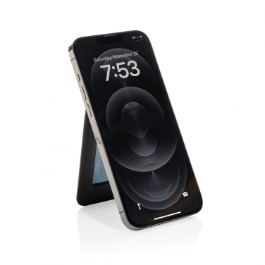 Logotrade ärikingituse foto: Magstand RCS taaskasutatud PU magnetiline telefonikott koos alusega