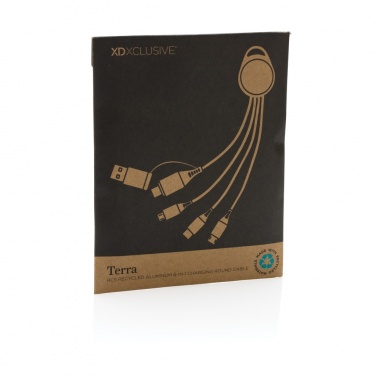 Logotrade firmakingitused pilt: Terra RCS taaskasutatud alumiiniumist 6-in-1 laadimiskaabel