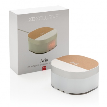 Logo trade firmakingid foto: Aria 5W juhtmevaba laadimisega digitaalkell