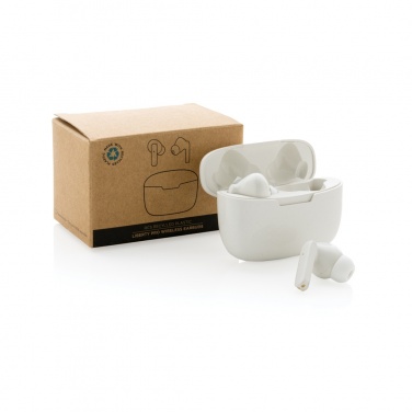 Logo trade meened foto: RCS taaskasutatud plastist Liberty Pro juhtmevabad kõrvaklapid