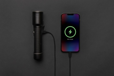 Logo trade ärikingid foto: RCS taaskasutatud alumiiniumist USB-taaslaetav raskeveokite taskulamp