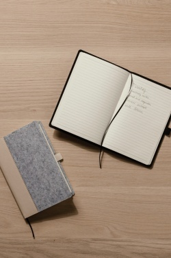 Logo trade reklaamtooted foto: VINGA Albon GRS taaskasutatud vildist märkmik