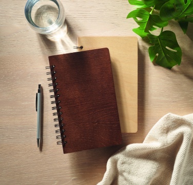 Logotrade ärikingituse foto: A5 kasepuidust märkmik GROWBOOK™