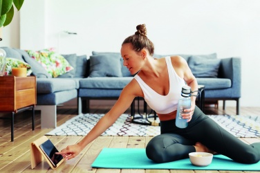 Logotrade meened pilt: Fitness jooga matt köis ja kott