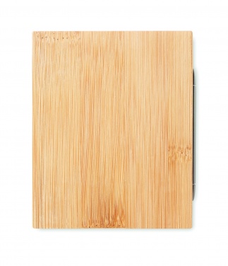 Logotrade firmakingi foto: Bambusest pliiatsihoidja ja LCD kell