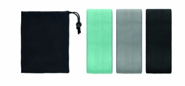 Logo trade reklaamkingid foto: Komplektis 3 fitnessrihma kotis