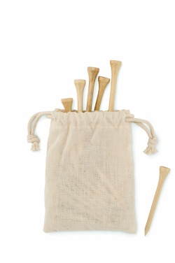 Logotrade ärikingi foto: 20 bambusest golfi t-de komplekt