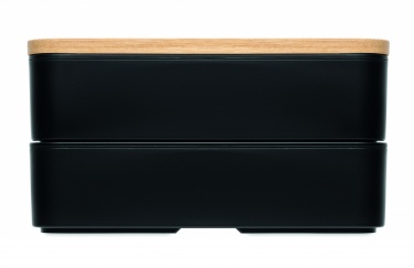 Logotrade firmakingitused pilt: PP-st lõunakarp ja bambusest kaas