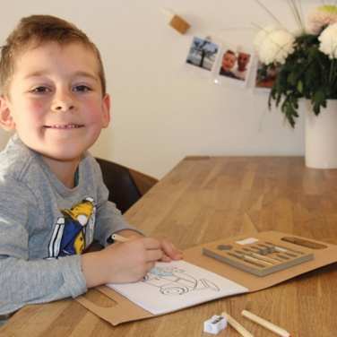 Logotrade reklaamtooted pilt: Laste värvimisraamat värviliste pliiatsitega FORIO