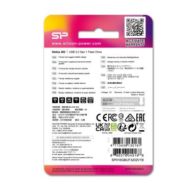 Logotrade meened pilt: Pendrive Silicon Power HELIOS 202, 3.2 Gen 1, 32 GB