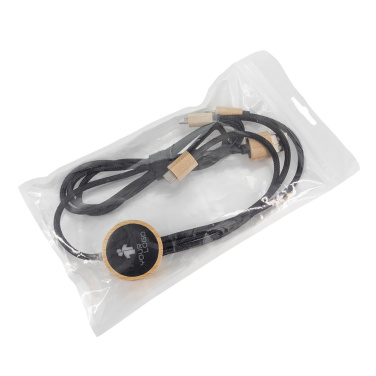 Logo trade reklaamkingid foto: Kolm-ühes kaabel valgustatud logoga puidust korpuses, LH-ZMU06