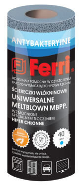 Logo trade firmakingitused foto: Super MELTBLOWN mittekootud puhastuslappidega rull 145021200