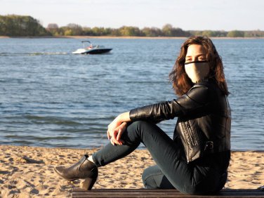 Logo trade meene pilt: MARS PRO puuvillane mask (suurus M) koos tasku ja HEPA-filtriga 1380165