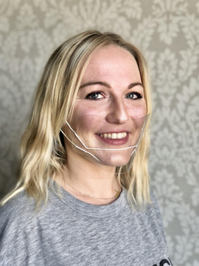 Logo trade firmakingi pilt: ATENA läbipaistev näokaitse-mask suu ja nina jaoks 1461162