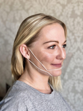 Logotrade firmakingituse foto: ATENA läbipaistev näokaitse-mask suu ja nina jaoks 1461162