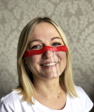 Logo trade firmakingid foto: HESTIA näokaitse - läbipaistev mask suu ja nina jaoks 1452162