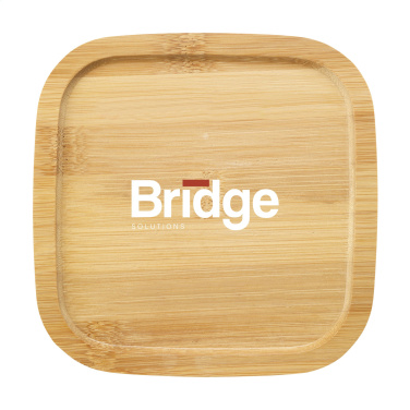 Logo trade reklaamkingi pilt: Belize'i puidust kaanega klaasnõu