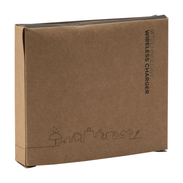 Logotrade firmakingituse foto: Bambusest 10 W juhtmevaba laadija juhtmevaba kiirlaadija