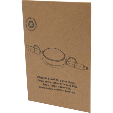 Logo trade ärikingitused foto: Chechia viis-ühes taaskasutatud plastist kiirlaadimiskaabel