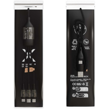 Logo trade reklaamtoote pilt: SCX.design C50 5-ühes kiirlaadimiskaabel 100W/5A