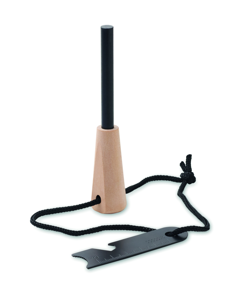 Logo trade reklaamkingituse pilt: FUEGOR männipuidust süütevahendite komplekt