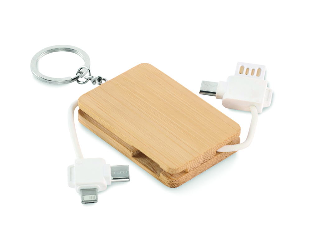 Logo trade meene pilt: BUPOW laadimiskaabel võtmehoidjaga