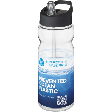 Logo trade reklaamkingituse pilt: H2O Active® Eco Base 650 ml tilaga kaanega spordipudel