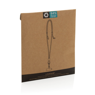 Logotrade reklaamkingid pilt: LoopAmp RCS RPET reguleeritav telefoni kaelapael 60W kaabliga