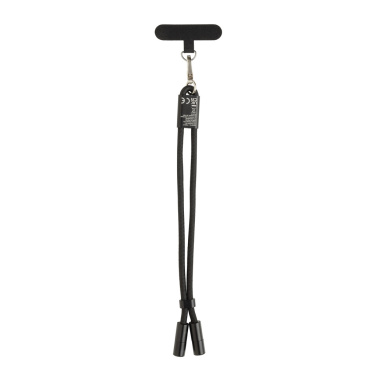 Logotrade reklaamtoote foto: LoopAmp RCS RPET reguleeritav telefoni randmerihm 60W kaabel