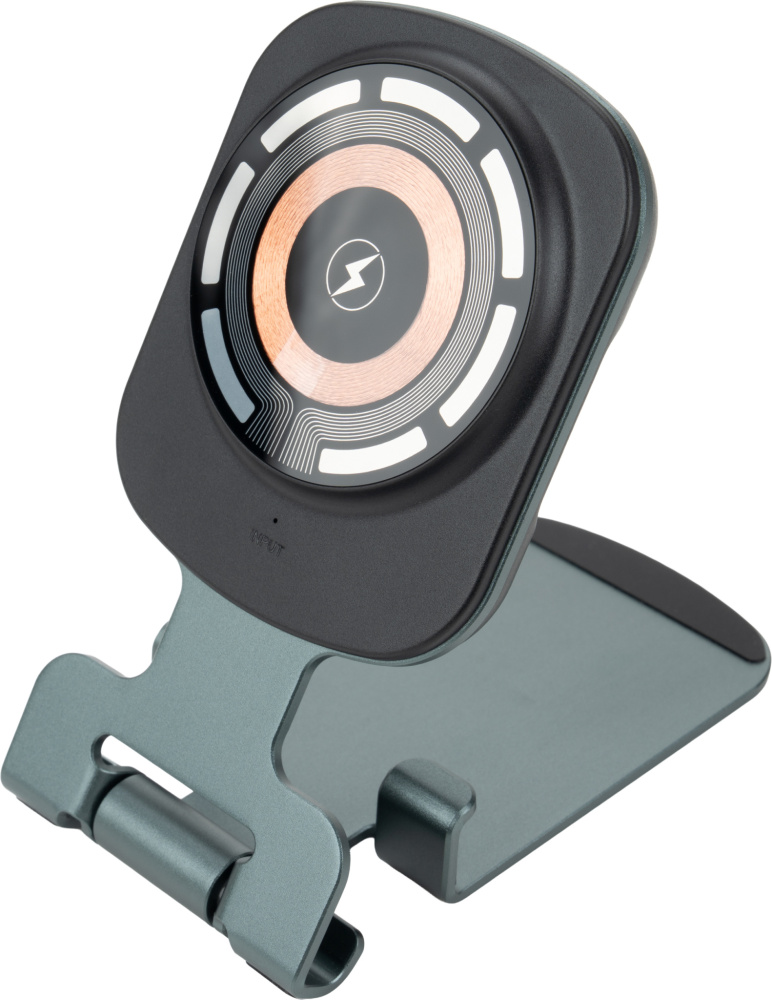 Logo trade firmakingituse pilt: Telefonihoidik koos juhtmevaba laadijaga