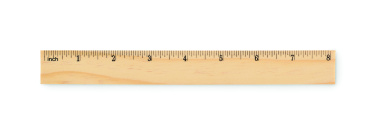 Logo trade reklaamtoote pilt: RULER20 puidust joonlaud 20cm