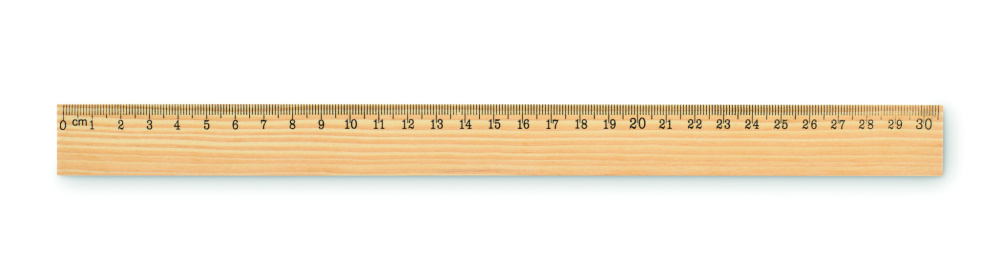 Logotrade reklaamkingid pilt: RULER30 puidust joonlaud 30cm