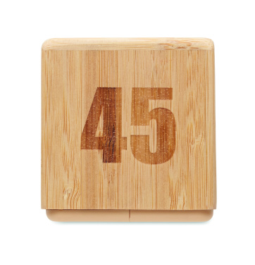 Logotrade ärikingid pilt: Bambusest taimer CURT