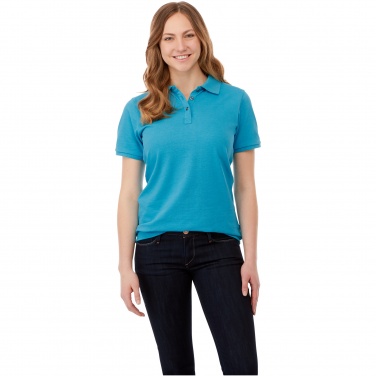 Logo trade mainostuote kuva: Beryl short sleeve women's organic recycled polo