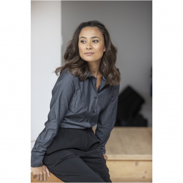 Logo trade mainostuotet tuotekuva: Cuprite long sleeve women's organic shirt