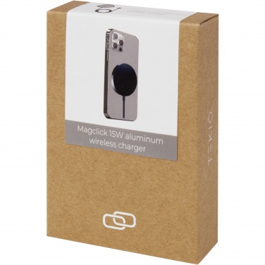 Logotrade mainoslahjat kuva: Magclick 15 W:n alumiininen langaton laturi