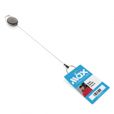 Logotrade mainoslahja ja liikelahja kuva: ABS rullaklipsi avaimenperä RCS-kierrätysmateriaalia