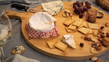 Logo trade mainoslahjat tuotekuva: Ukiyo pyöreä bambuinen tarjotin