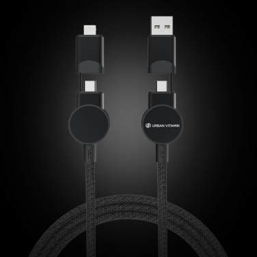 Logo trade liikelahjat mainoslahjat kuva: Oakland RCS 1.2m 6-in-1 nopean latauksen 45W kaapeli