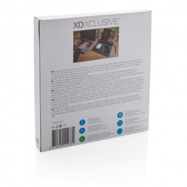 Logotrade mainostuotet kuva: Air-hiirimatto, jossa 5 W:n langaton lataus ja USB