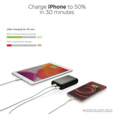 Logo trade mainostuote kuva: Urban Vitamin Alameda 10000 mAh PD varavirtalähde