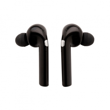 Logotrade liikelahja tuotekuva: Liberty langattomat nappikuulokkeet latausrasiassa