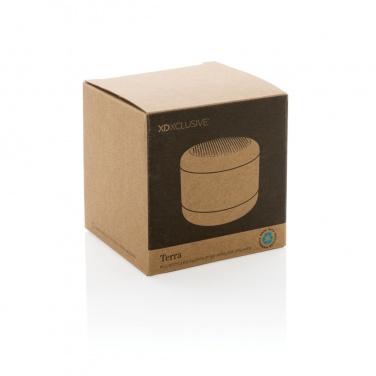 Logotrade liikelahja mainoslahja kuva: Terra RCS 5W langaton kaiutin kierrätetystä alumiinista