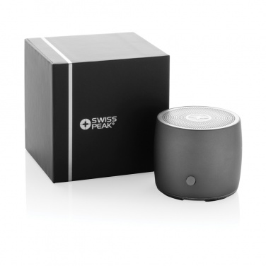 Logo trade liikelahja kuva: Swiss Peak RCS 3W bassokaiutin kierrätetystä alumiinista