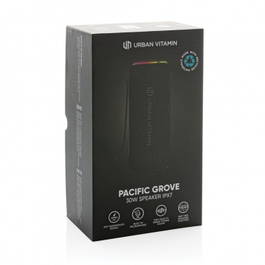 Logotrade liikelahjat kuva: Urban Vitamin Pacific Grove 30W kaiutin IPX7 RCS muovista