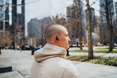 Logo trade mainoslahja kuva: Lakewood RCS korjattavat langattomat kuulokkeet