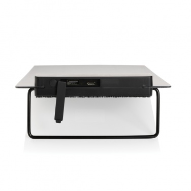 Logo trade mainoslahjat tuotekuva: Pedro AWARE™ RPET deluxe reppu 5W aurinkopaneelilla