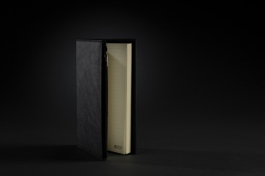 Logotrade mainoslahja tuotekuva: Swiss Peak A5 PU muistikirja vetoketjutaskulla